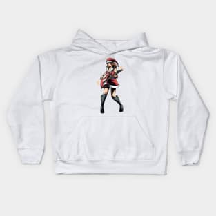 Christmas Rock Star Kids Hoodie